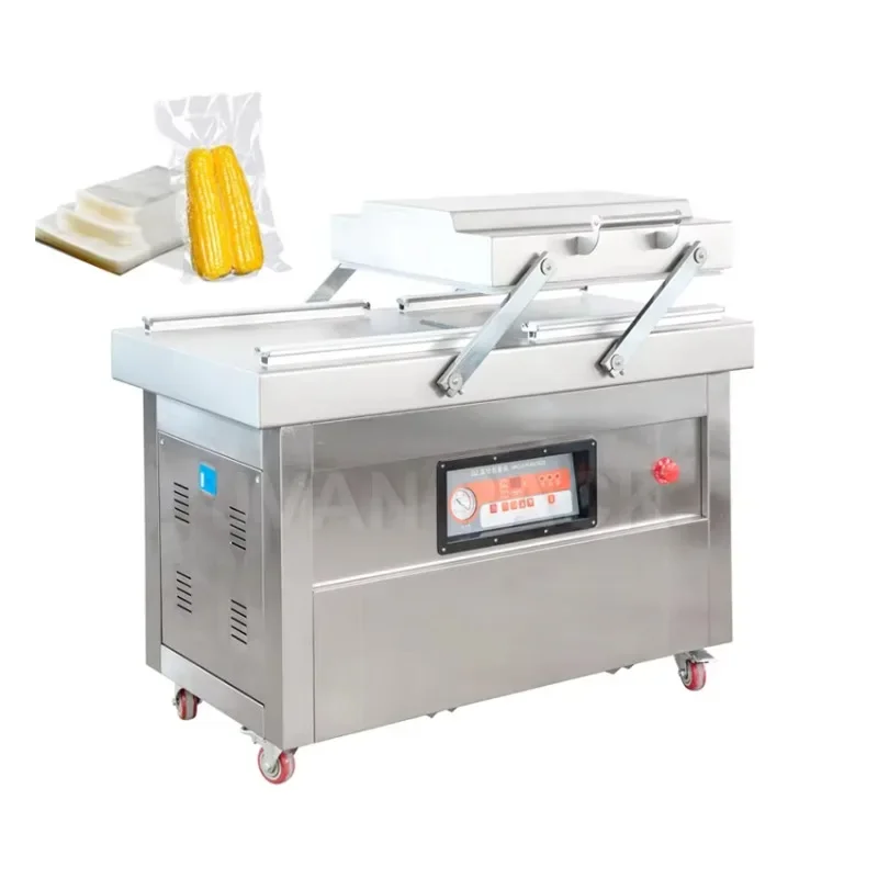 DZ-600/2SB Automatic Double Chamber Commercial Vacuum Food Sealer Packaging Machine for Food