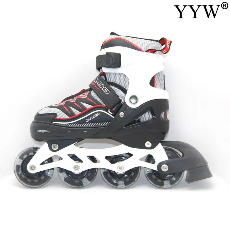 Inline Roller Skate Shoes 4 Wheels Sneakers Child Kids Beginner Men And Women Roller Skating Shoes Children Boy Girl Breathable