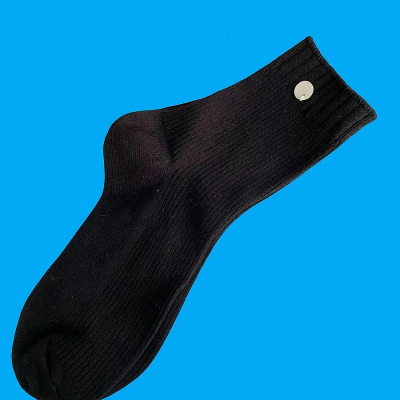 Chaussettes mi-mollet marron chaud pour femmes, style collège étudiant, polyvalent, solide, document, haute qualité, nouveau, 5/10 paires, 2024