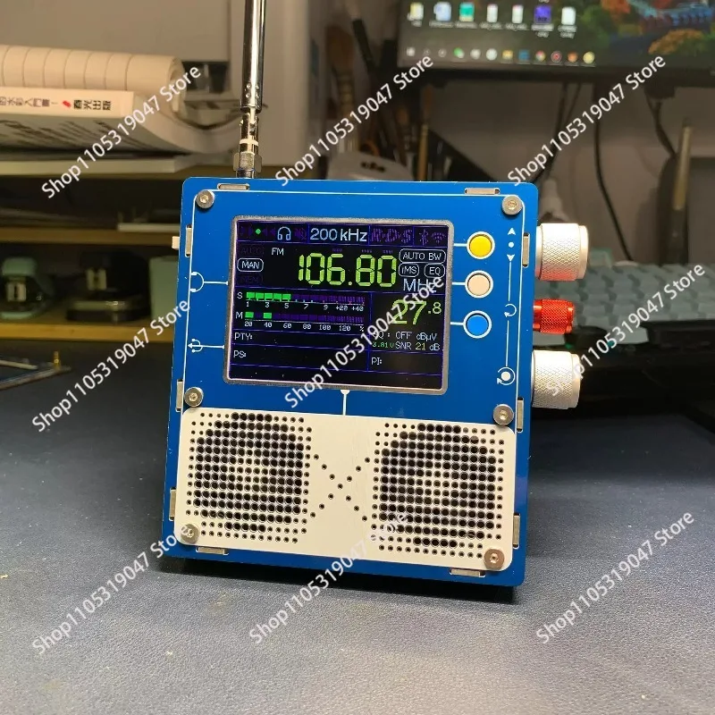TEF6686 LNA 5.0 Version Full Band FM/MW/Short Wave Radio Receiver with Speaker Antenna