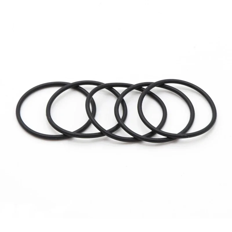 10pc NBR O Ring Seal Gasket Thickness CS 1.5mm OD 5~80mm Nitrile Butadiene Rubber Spacer Oil Resistance Washer Round Shape Black