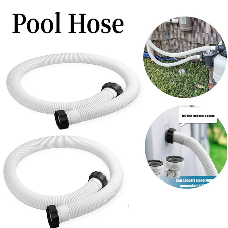 150Cm Filter Pump Hose Pool Filtration Pump Hose Replacement Leakproof Easy To Install Accessories For INTEX