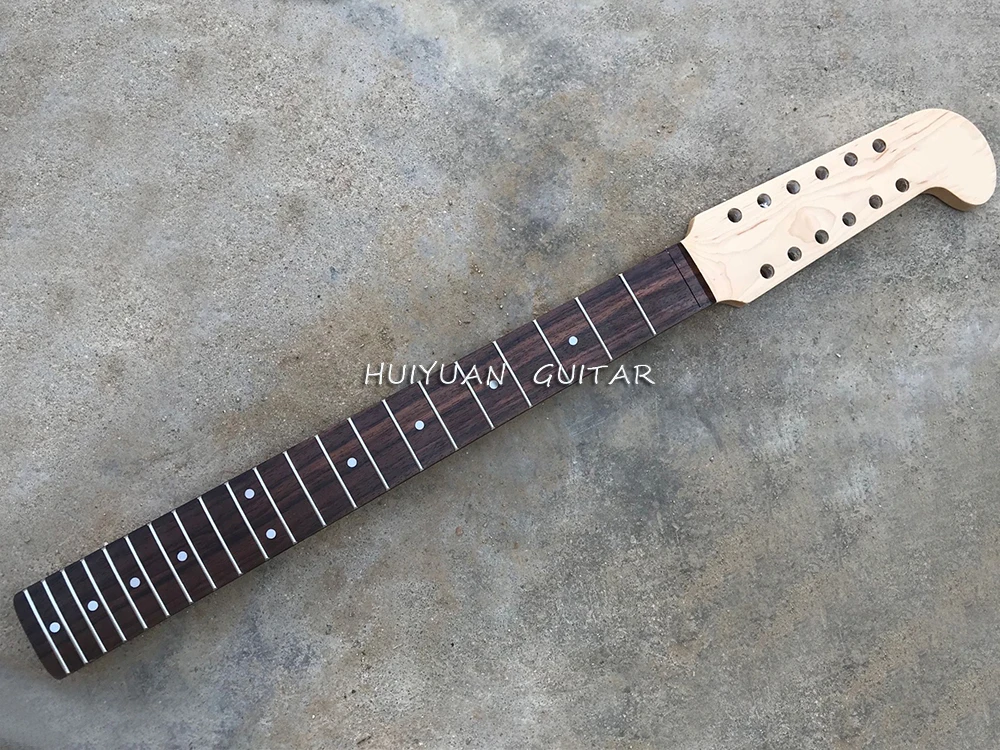 DIY 12 Strings Electric Guitar Neck,Rosewood Fretboard with 21 Frets