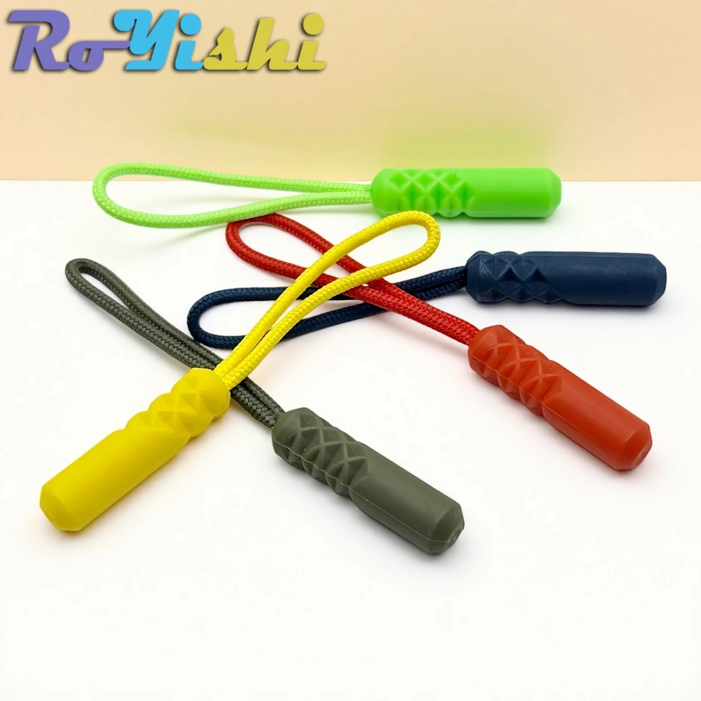10-100pcs Zippers Pull Puller End Fit Rope Tag Replacement Clip Broken Buckle Fixer Suitcase Tent Backpack Zipper Cord