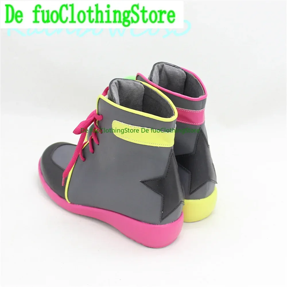 HoloLlive Vtuber Vsinger KING أحذية كوسبلاي أحذية لعبة أنيمي الهالوين Defu متجر أحذية الملابس