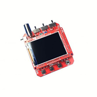 DSO138 Mini Handheld Digital Oscilloscope DIY Kit ARM Cortex-M3 12-Bit TFT LCD Oscilloscope 10:1 with Alligator Probe Test Clip