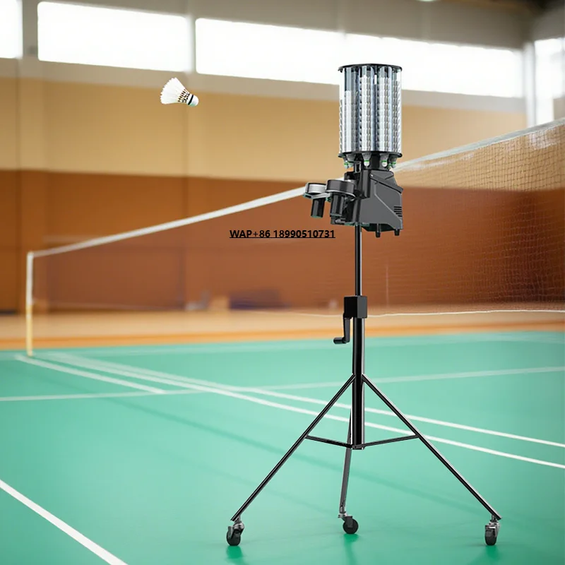 

New Sale PUSUN Smash Ball PB 6001 PRO Badminton Shuttlecock Machine Badminton Shooting Machine with APP Control for Training