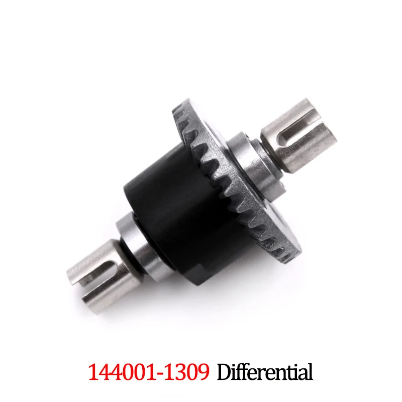 WLtoys 144001 1/14 RC قطع غيار السيارات استقبال سيرفو السيارة/المحرك/ذراع التأرجح/غطاء هيكل السيارة/عمود القيادة/الإطارات #5