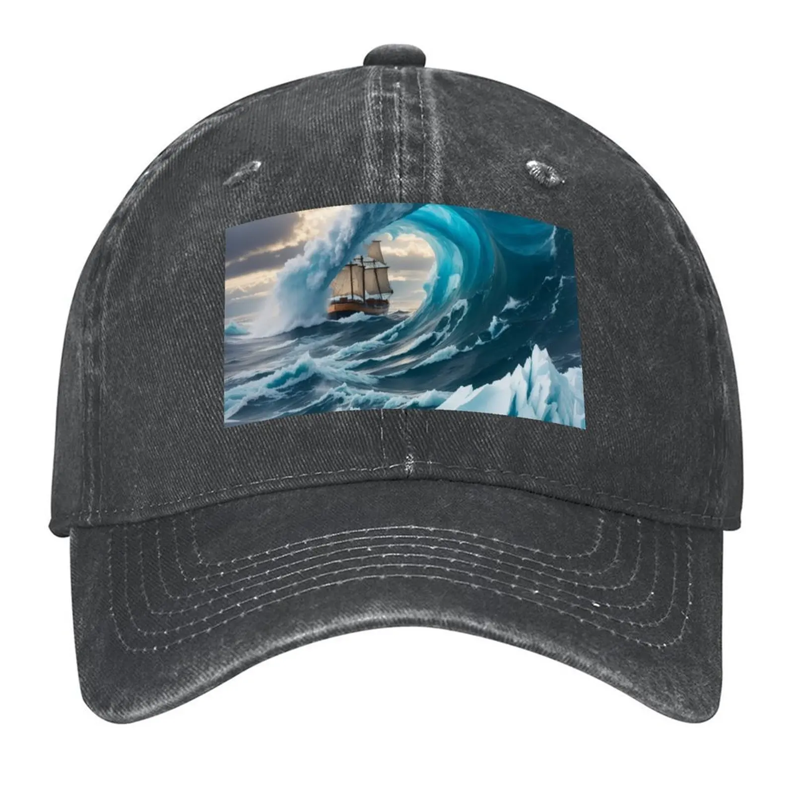 

Drake's Passage : Notorious for its rough seas Baseball Cap Trucker Hat Gentleman Hat derby hat foam party Girl Men's