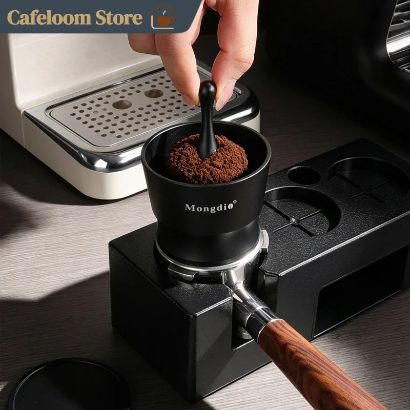 Mongdio Coffee Dosing Cup Aluminum Alloy Espresso Pour Over Dosing Funnel Espresso Machine Accessories Home Coffee Brewing view 6