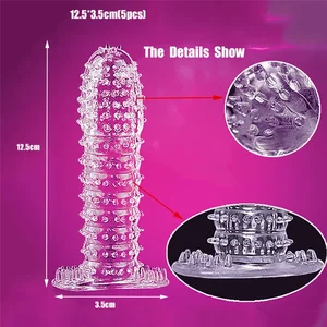 Ringhahn des wiederverwendbaren männlichen Hodensacks, Verzögerung der Ejakulation, Expansion des Penis, Dick -Bondage -Ärmel, Erektionsringe, Sexspielzeug für Männer 8 Hauptverkäufe der Herren - №5