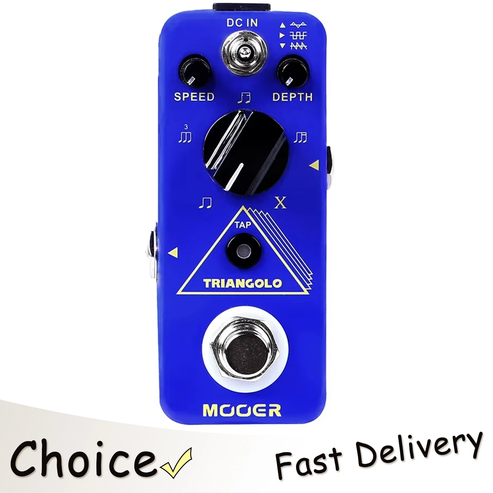 

MOOER Triangolo Guitar Effect Pedal Digital Tremolo Effect Full Metal Shell True Bypass Pedal Electric Guitar Accessories