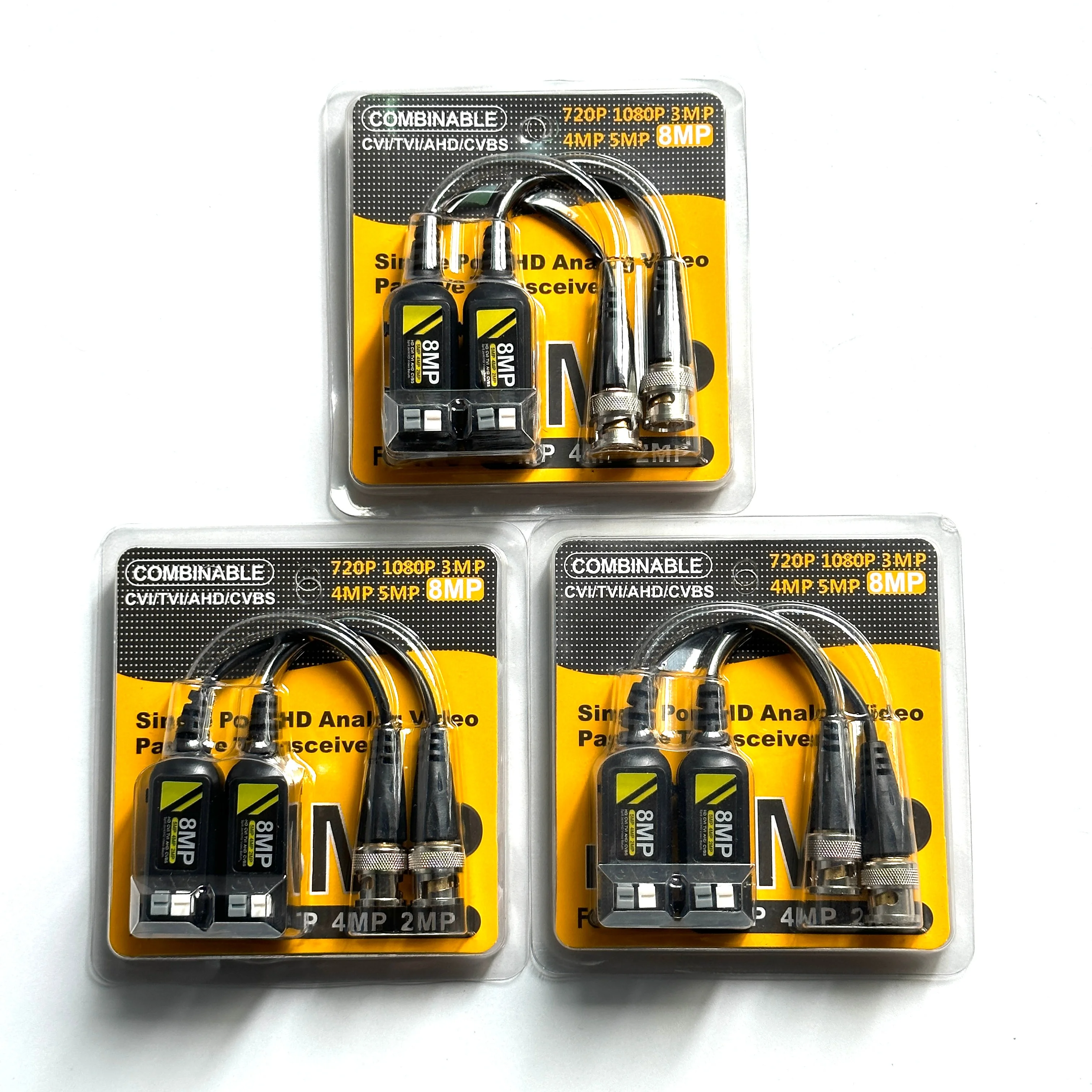 

8-мегапиксельный BNC видеобалун HD CVI/TVI/AHD видео балун-трансивер для камеры AHD/CVI/TVII/CVBS