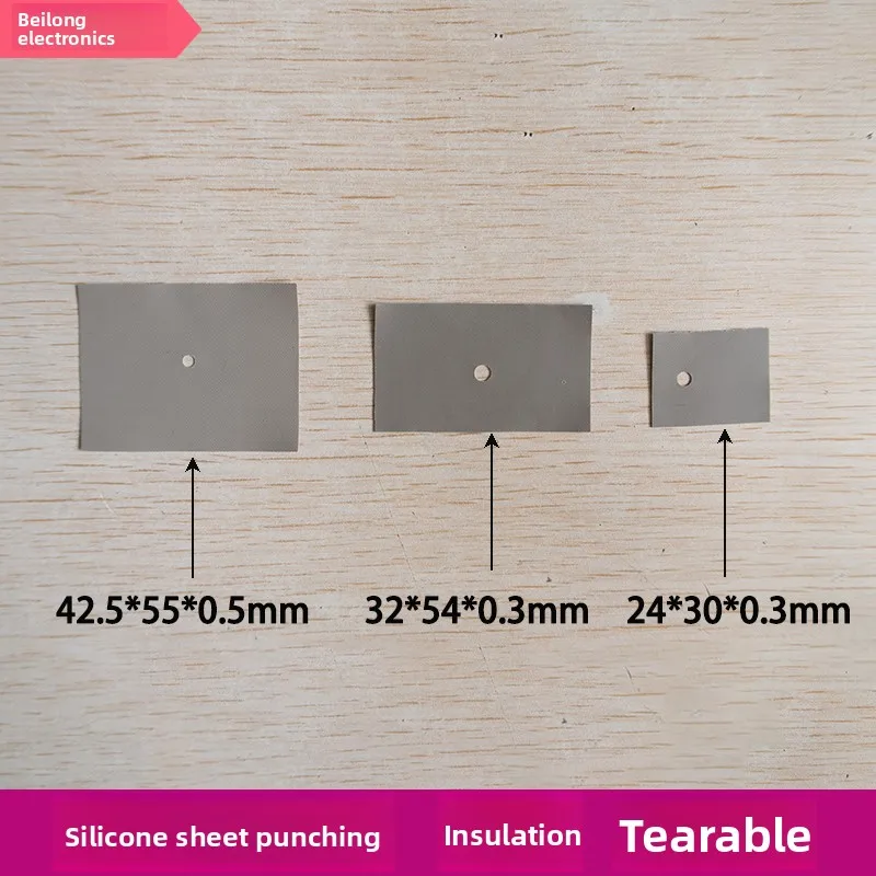 Heat Resistant Silicone Washer 24mm 32mm 42.5mm Anti Tear Insulating Gasket for Capacitor Power Supply