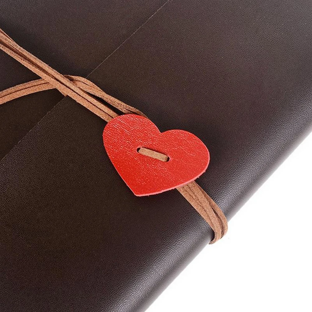 

Photo Album Love Heart Cover Scrapbook Album DIY Photo Album Wedding Guestbook Graduation Book Diary Journal Notebook (C