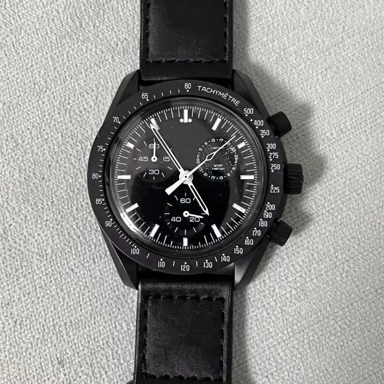 2025 Newest High Quality Wantch Men's and Women's Moon Mercury Quartz Chronograph Watch Celestial Galaxy Dial 6-Hand Hot Sale