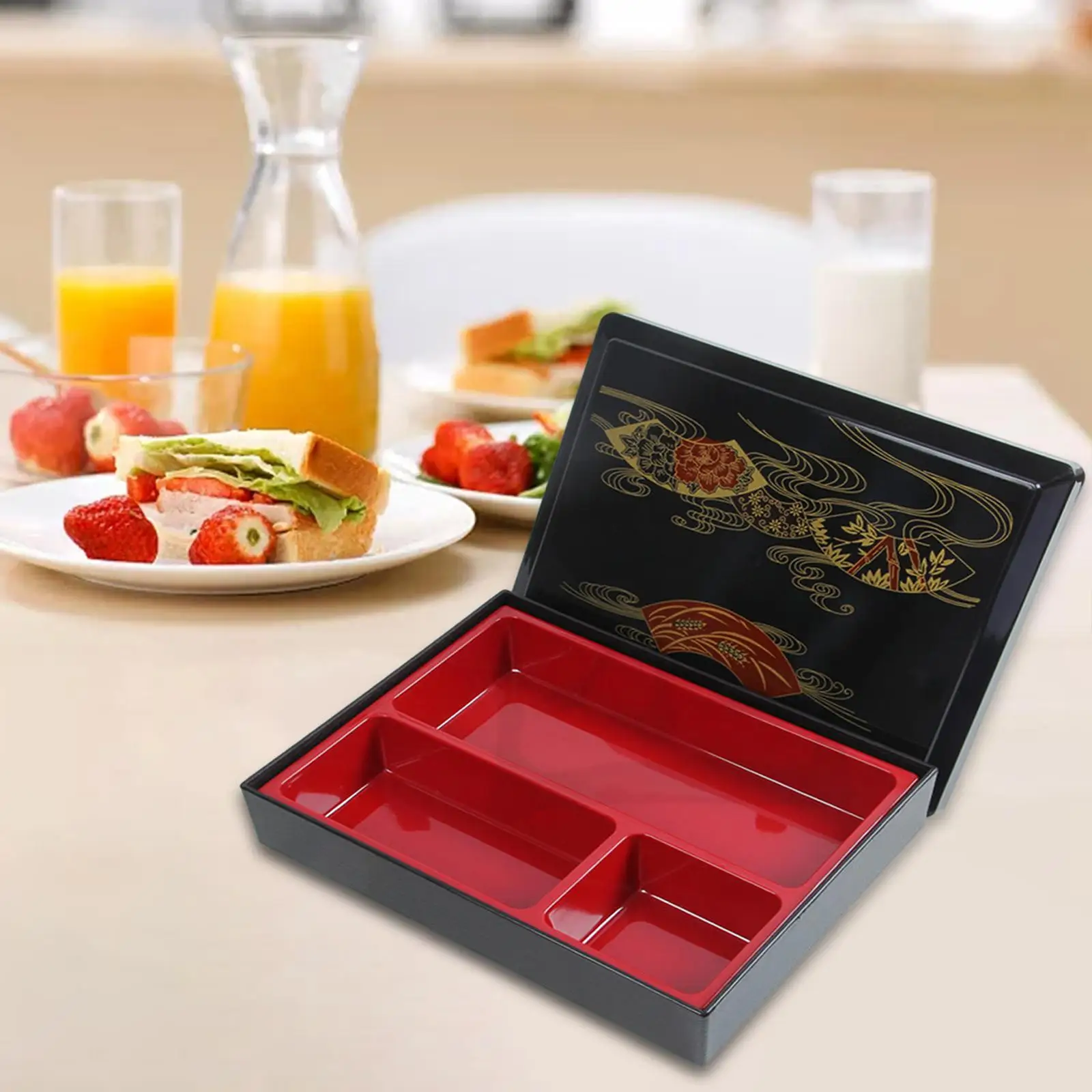 Japanese Bento Box Tableware Bowl Lunch Box for Workte Restaurant Climbing