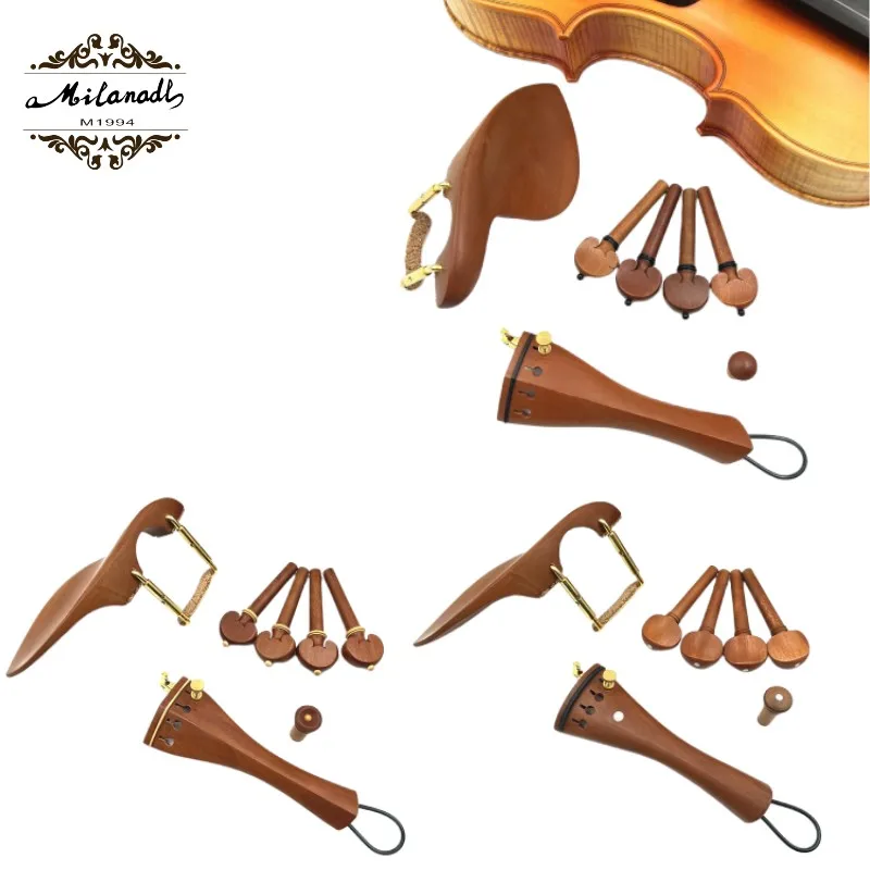 

1 комплект хвостовиков для скрипки, колышек для настройки, концевых штифтов, подставки для подбородка, держателя подбородка, скрипки, аксессуаров из дерева мармелада, деталей и фурнитуры