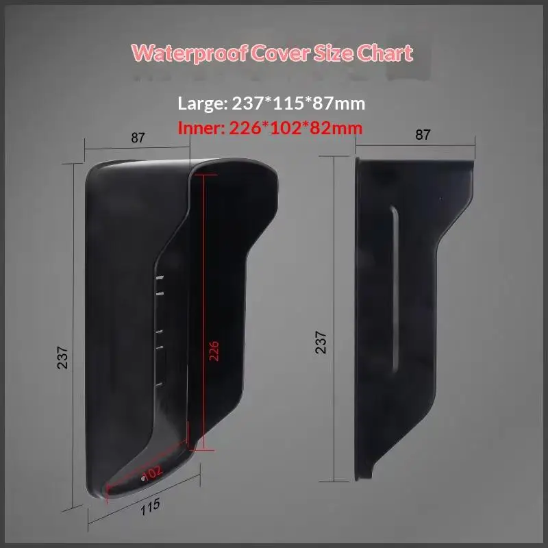 Intercom Rain Cover Waterproof Doorbell Protective Shield Plastic Sun Shade Hood For Access Control Face Recognition Machine