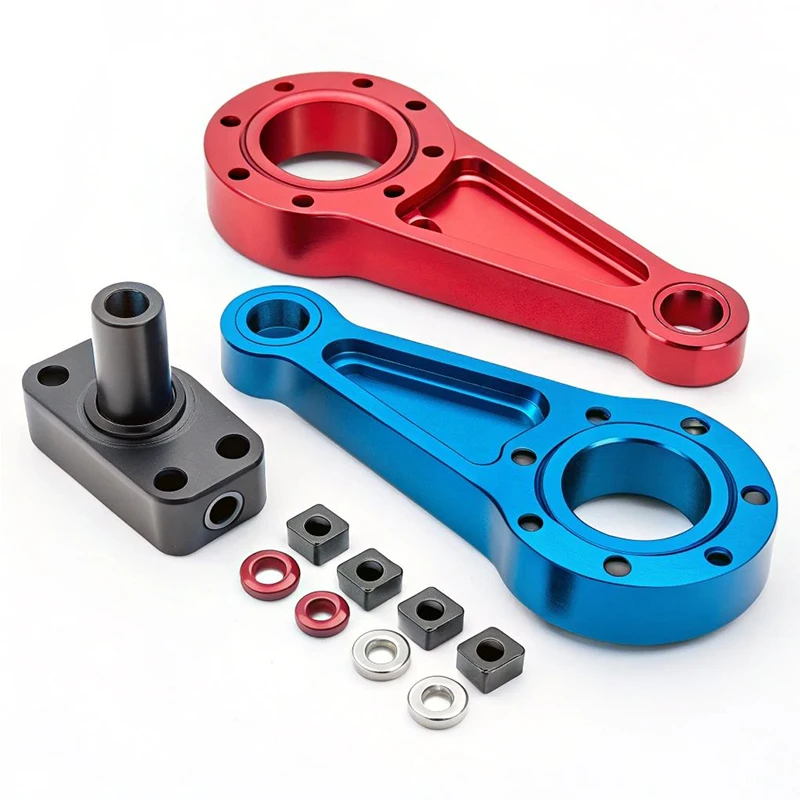 CNC-milled Parts with Color Anodizing for Switch Selection Aluminum Circuit Breaker Broaching for Machining