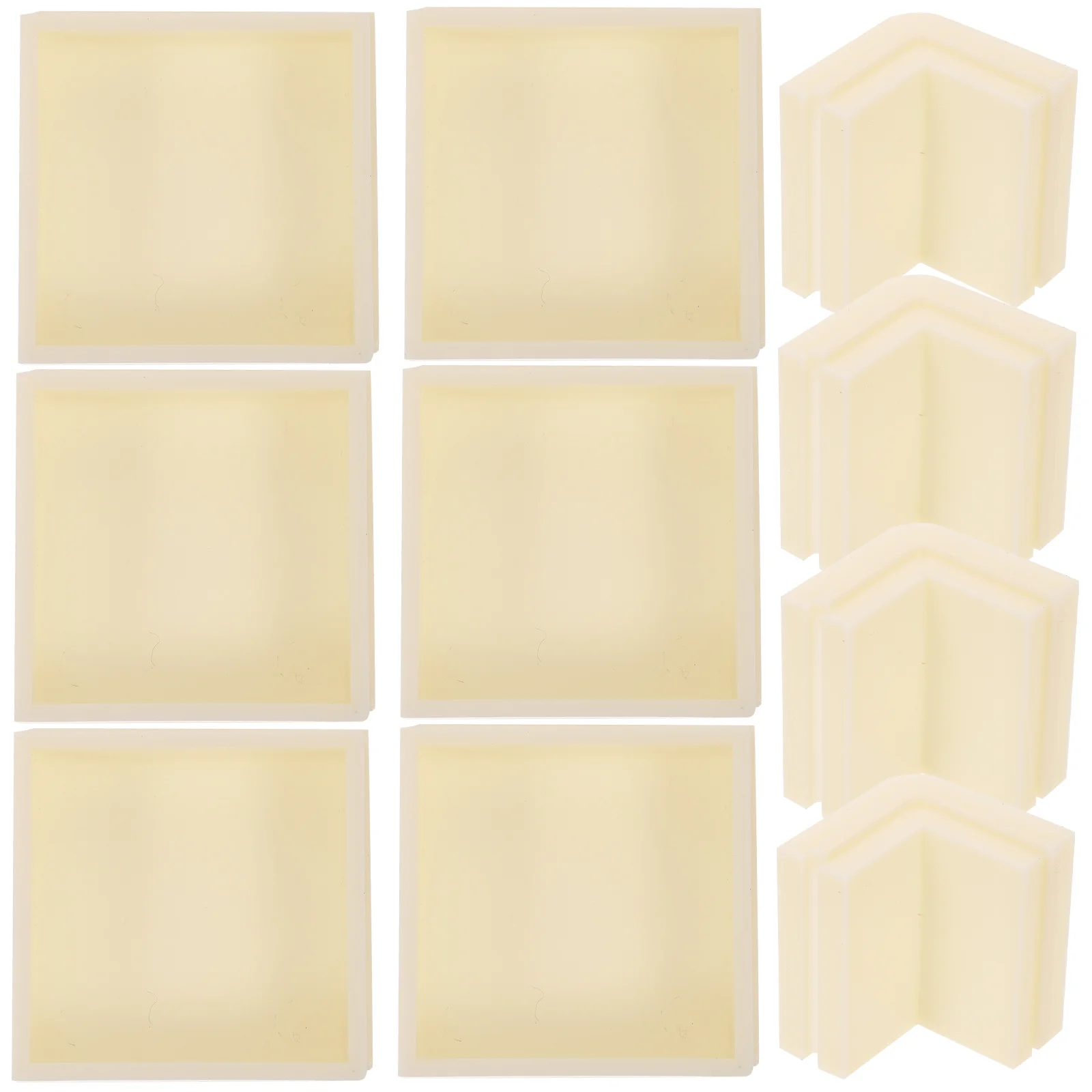 

1 set 1 Set Silicone Mold Frame For Making Soap Crafting Diy Resin Wax Crayon Craft Adjustable Mold Housing Tools