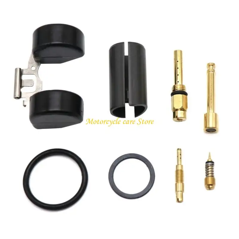reparo carburador alto desempenho u75f, conjunto modificação carburador, borracha e metal, fácil instalação,