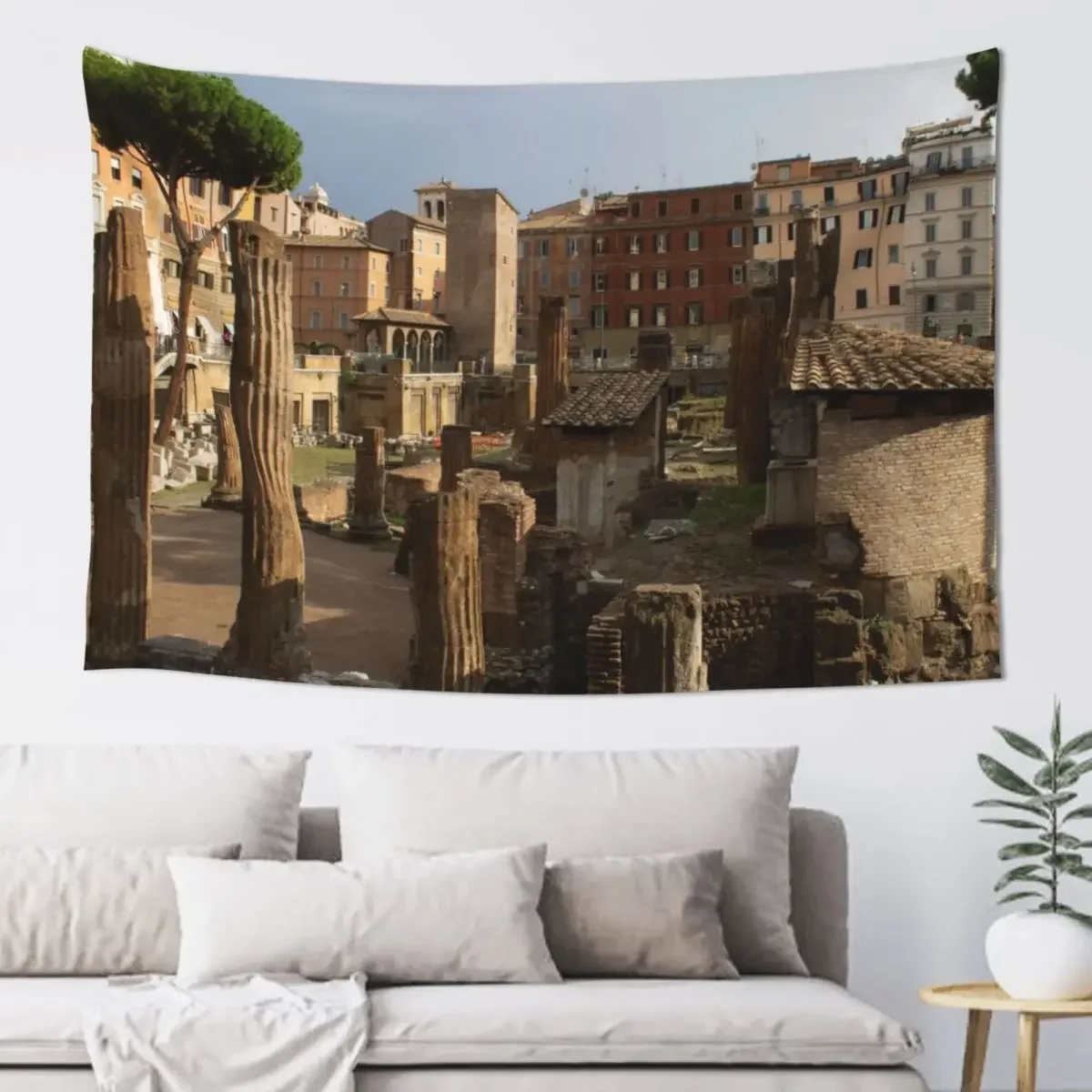 Largo di Torre Argentina, Rome Italy Tapestry House Decorations Wall Carpet Tapestry