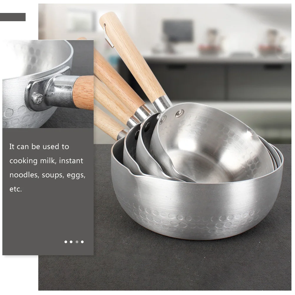 

Stainless Steel Milk Saucepan Multi Functional Cooking Pot for Milk Instant Noodles Soup Eggs Kitchen Gadgets Pan
