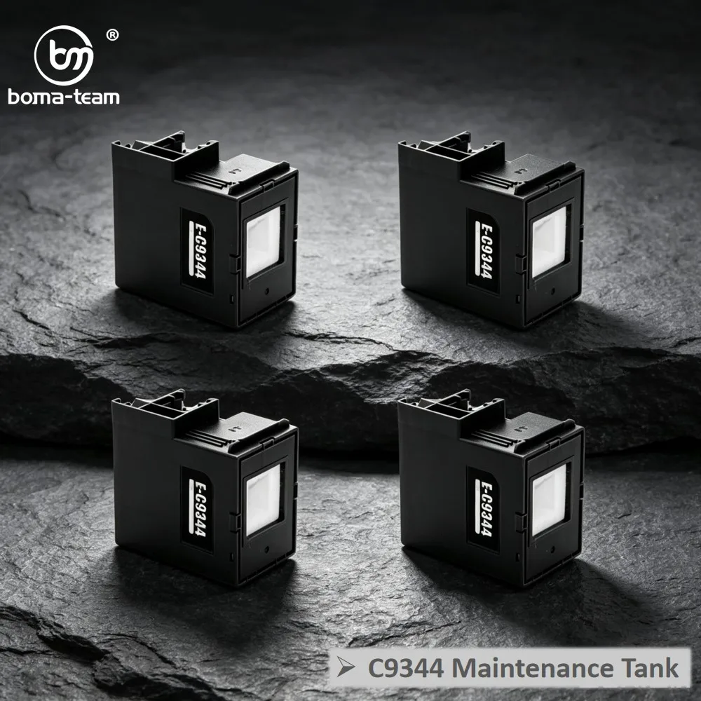 4Pcs C9344 Maintenance Box For Epson  L5590 L3550 XP-2200 XP-2205 XP-3200 3205 4200 4205 2101 WF-2910 WF-2950 2930 2935 Printer