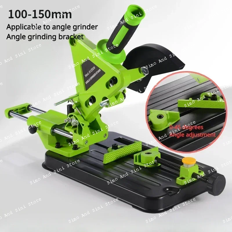 Модификация многофункциональной полировальной машины в малогабаритный отрезной станок: крепление для угловой шлифовальной машины, опорный стержень, фиксация крепления