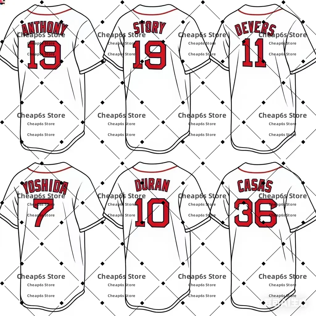 

High Quality Stitched DavidOrtiz Jarren Duran Roman Anthony BostonSox American Baseball Jersey