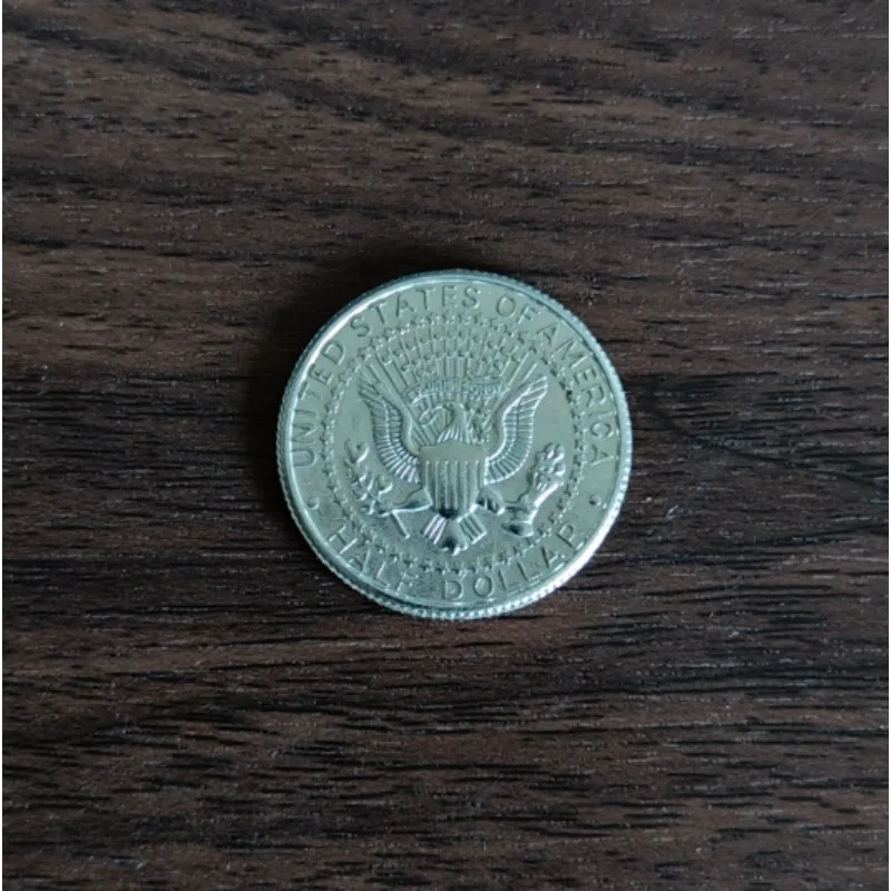 Magician 5PCS Half Dollar Coin Magic Set - Silver Coin Trick for Close-Up Street Appear & Disappear