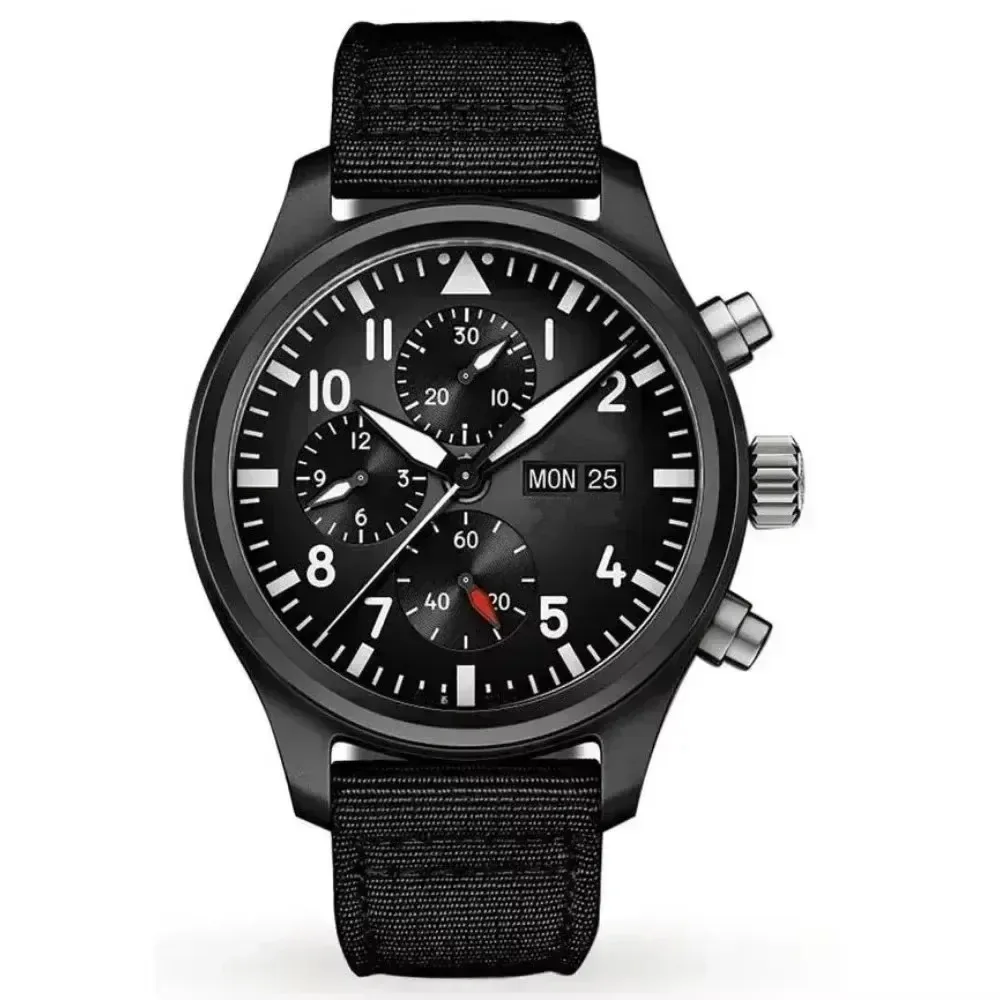 2025vip gloednieuw automatisch mechanisch herenhorloge roestvrij staal grote piloten Le Petit Prince blauw bruin lederen horloges