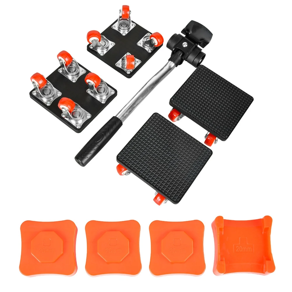 Heavy Duty Furniture Movers with Lifter 360° Rotating Wheels Furniture Sliders Easy Move Heavy Appliance Transport Tool for Home