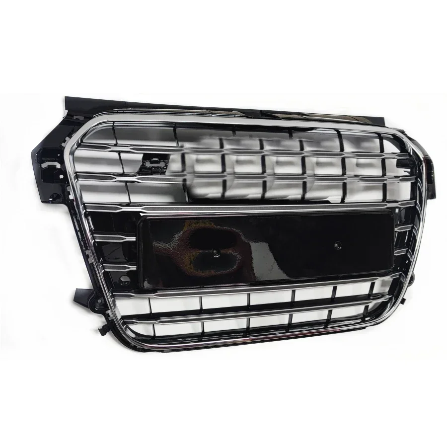 Piano Black Car Front Bumper Grille Grill for Audi A1/S1 Grill 2010 2011 2012 2013 2014 fast ship