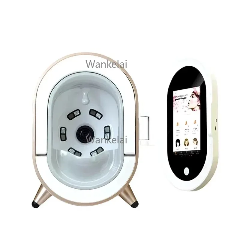 

3D AI Scanner Face Sin Care Machine Magic Mirror Monior Portable Diagnosis Facial Analysis Analyser Tester English