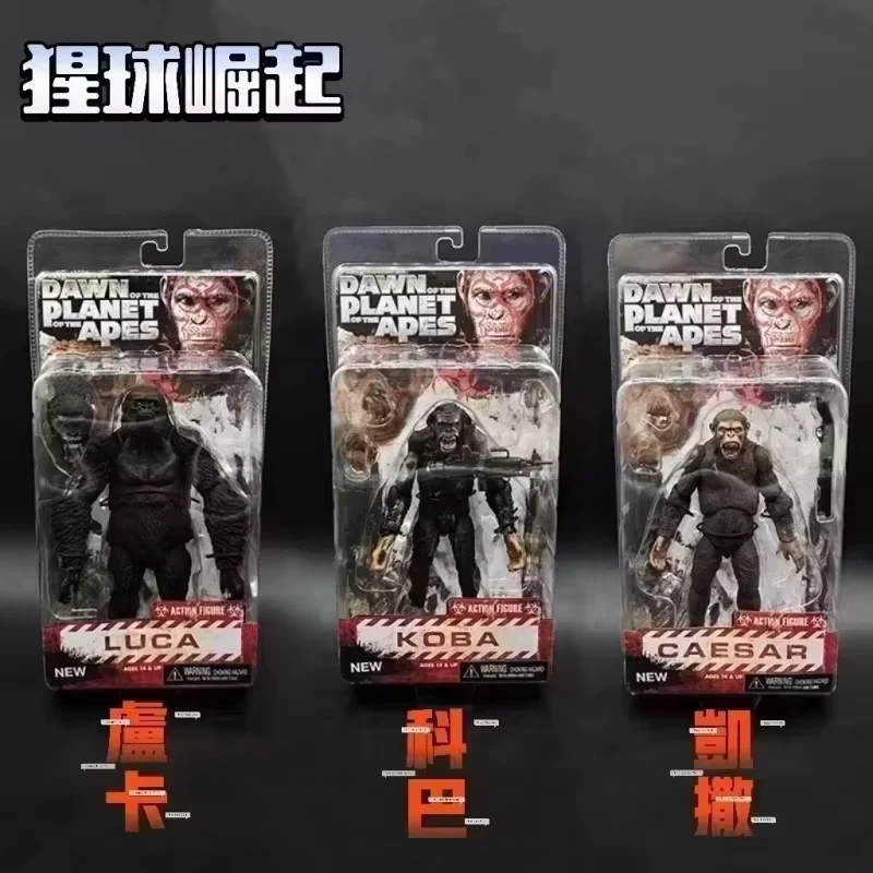

В наличии NECA 1/12 Rise of Apes Цезар Кобалука 7-дюймовая мобильная кукла фигурка аниме игрушечная модель коллекция украшение для рабочего стола