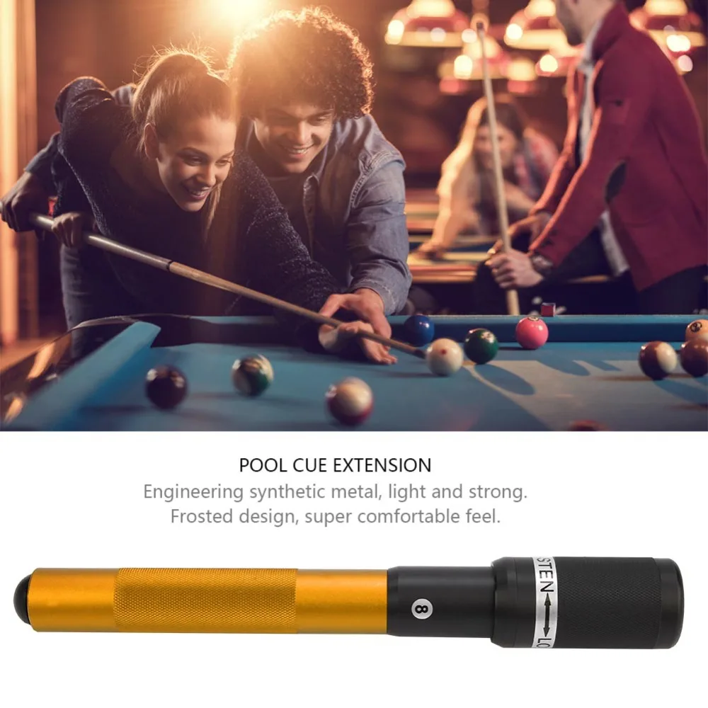 

Billiard Accessories Aluminum Alloy Pool Cue Extension 12.6in Plastic Billiards Cue Extension Cue Extender Billiards Pool
