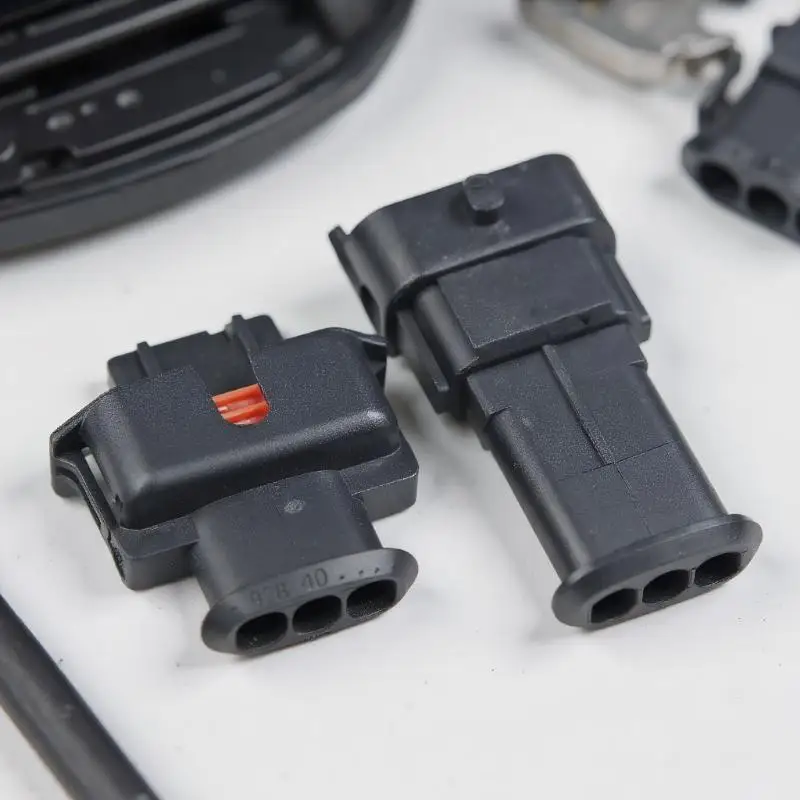 1 مجموعة 3 دبوس ذكر أنثى السيارات مضخة حقن الديزل موصل الضغط العمود المرفقي الاستشعار التوصيل ل 1928404227 1928403966 #3