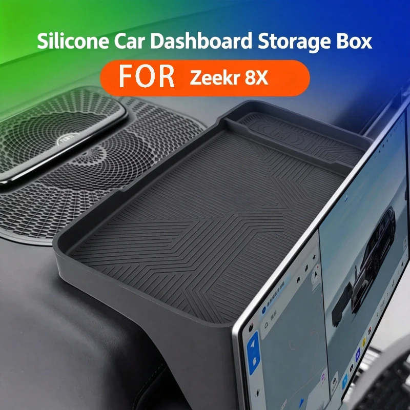 For ZEEKR 8X Storage Box for Dashboard, ETC Tissue Organizer, Accessories for Car