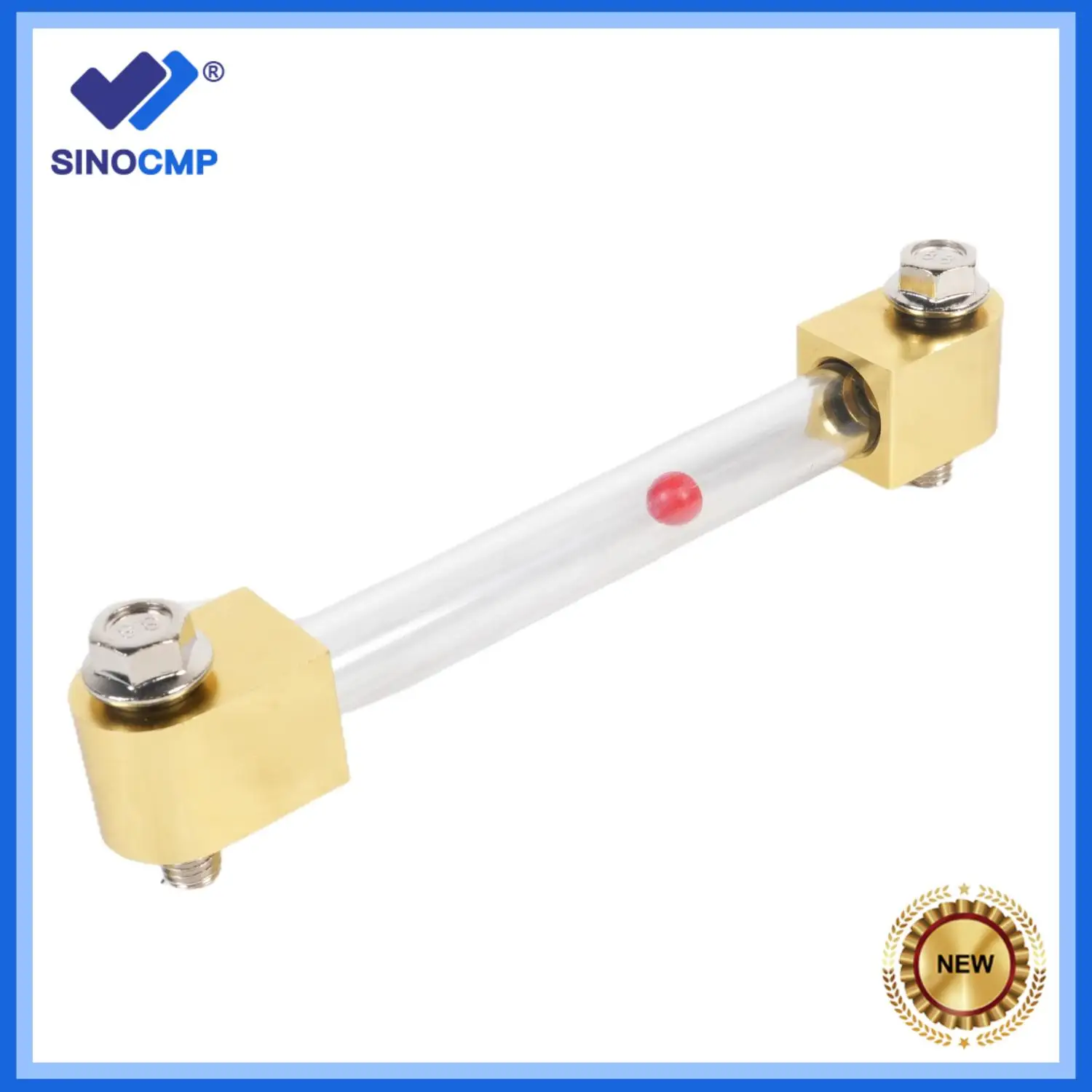 

1 шт. новый универсальный золотой щуп для измерения уровня масла для Hyundai Volvo, расстояние между центральными отверстиями 170 мм, прямая замена