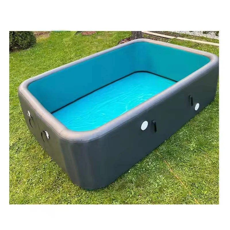 PROELIFE Custom-made Rectangular Inflatable Drop Stitch PVC Pool 10cm-40cm Thickness Brushed Finish Home/outdoor Use Electric