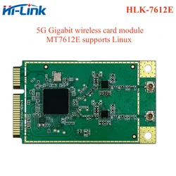 Hi-Link Openwrt MT7612E Mini PCIe WiFi5 5.8G WiFi Wireless HLK-7612E WIFI Dual gigabit network card Linux Android system MT7621