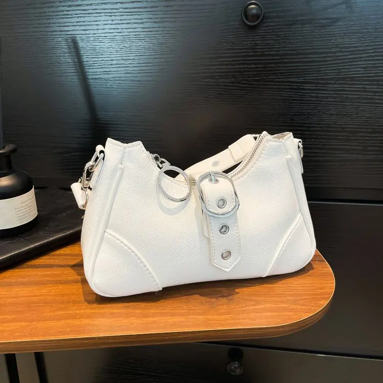 

2026 New Versatile Women's Square Bag Light Luxury Trendy Ins Style Shoulder Crossbody Top Handle Bag