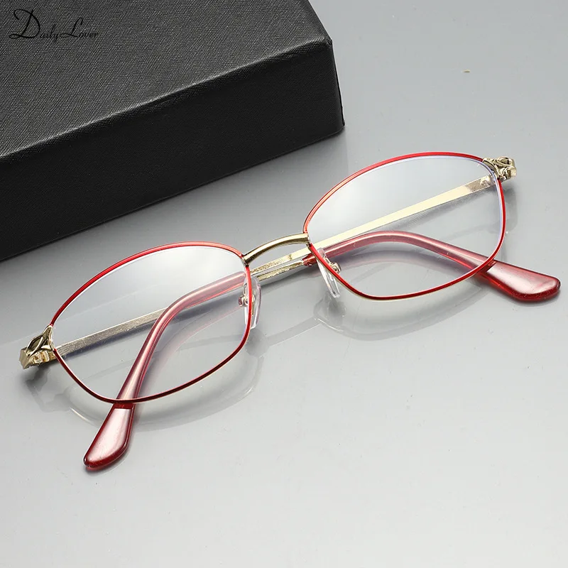 Metal Frame Reading Glasses Women Presbyopia Glasses Magnifying High Definition Prescription Glasses Eyewear +1.0 To +4.0