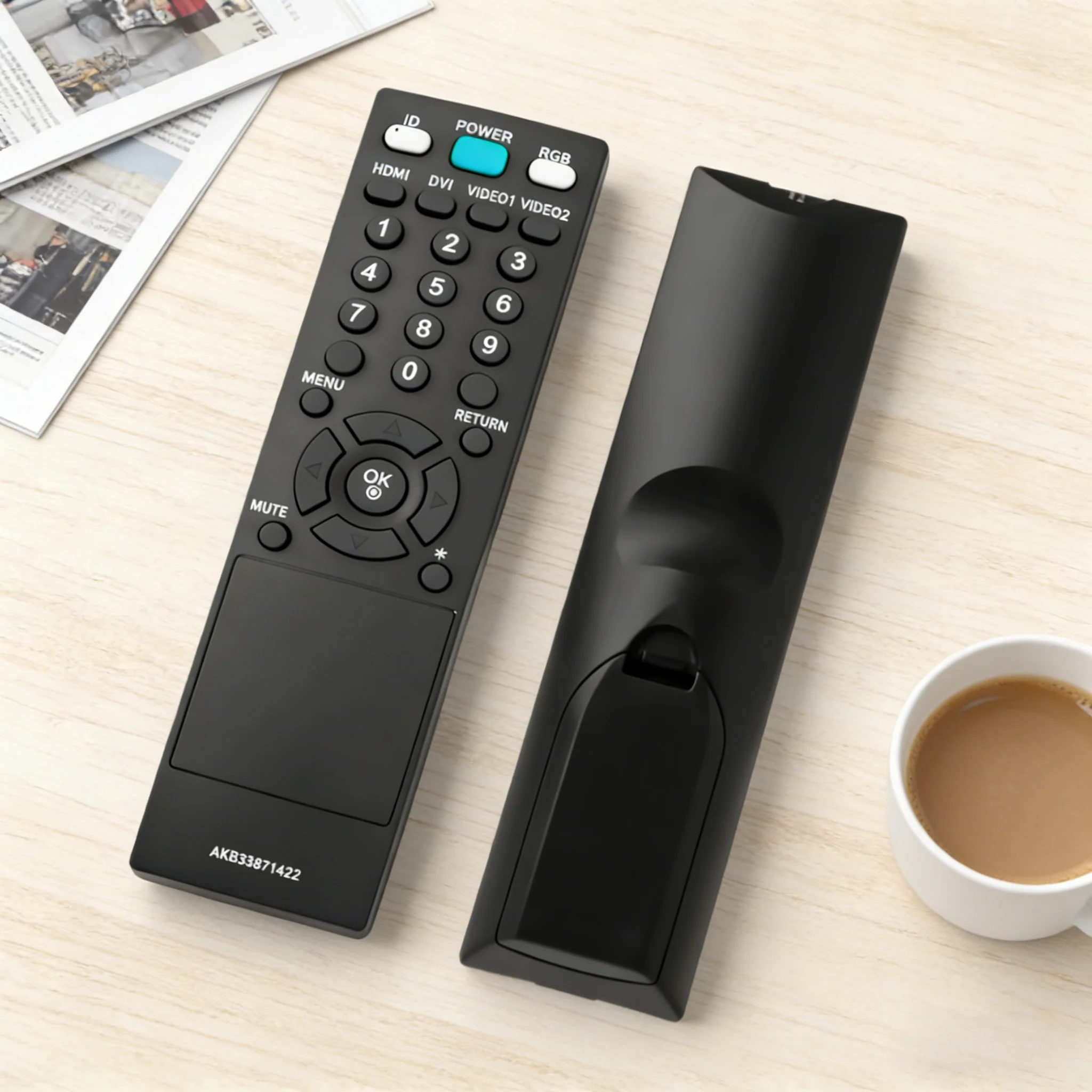 AKB33871422 Replacement Remote Control Compatible with DVD Player, HD Disc Video Player