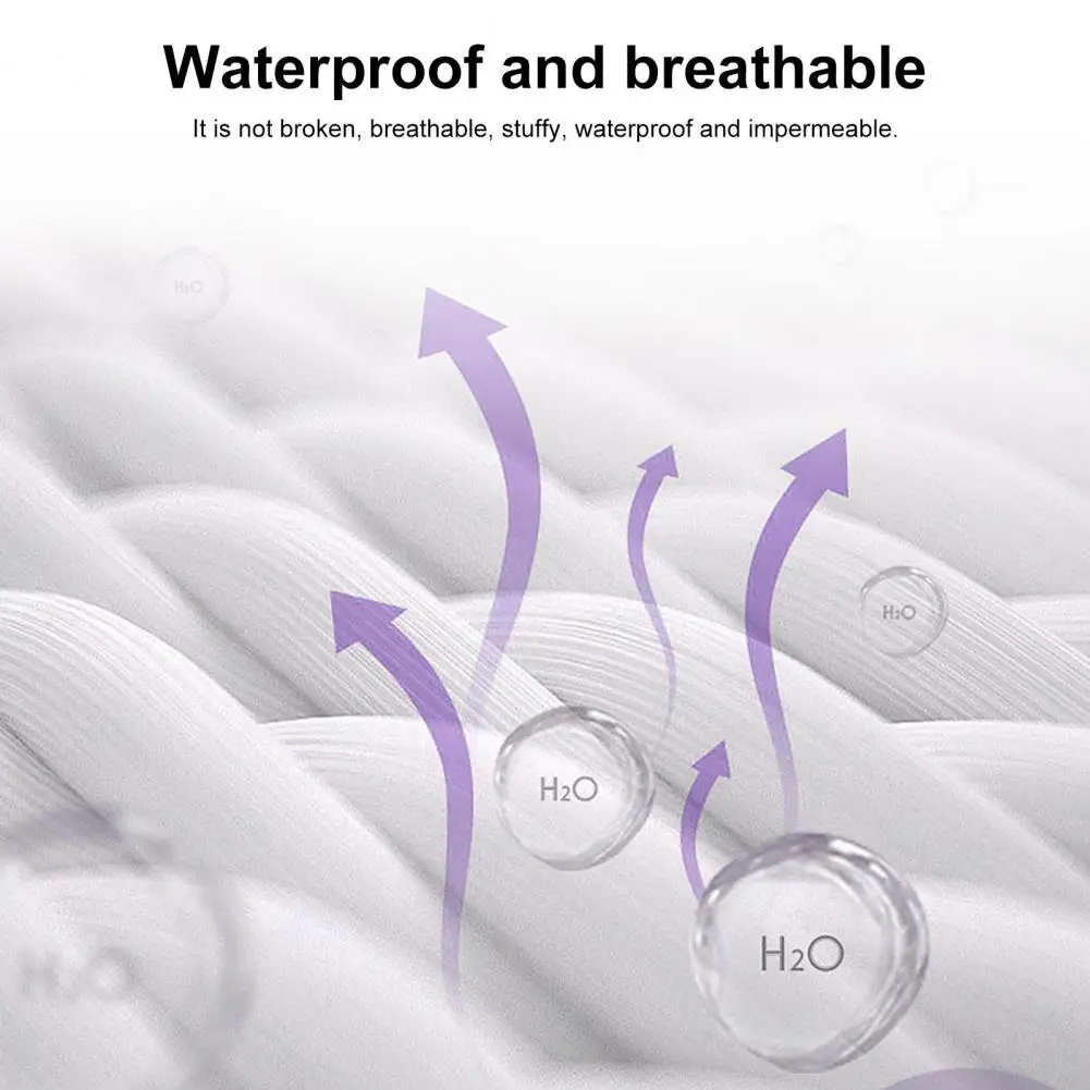 Durable Mattress Pad Washable Leak-proof Mattress Protector Pad Incontinence Bed Care Mat for Elderly Pets Menstruation