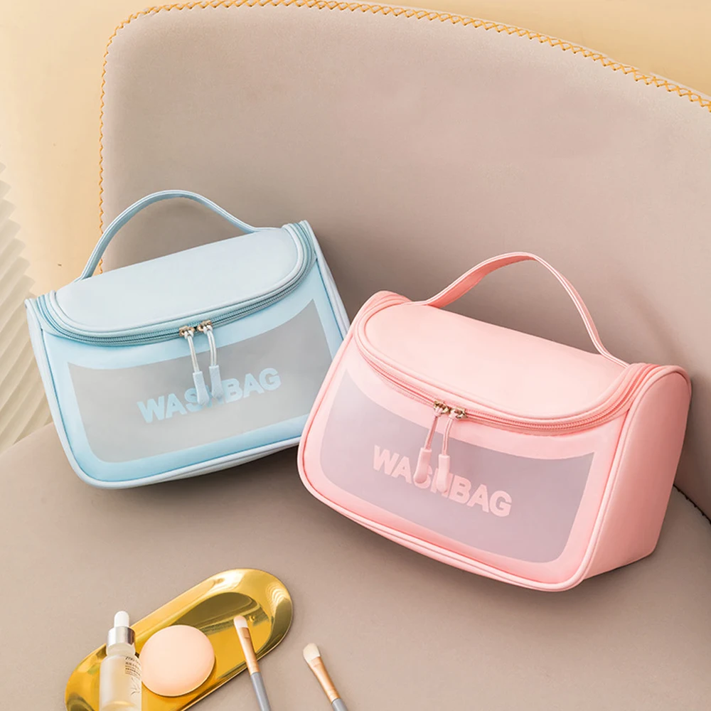 Ins Style Multifunctional Cosmetic Bag For Women Portable Waterproof Swimming Bag Home Travel Storage Bag