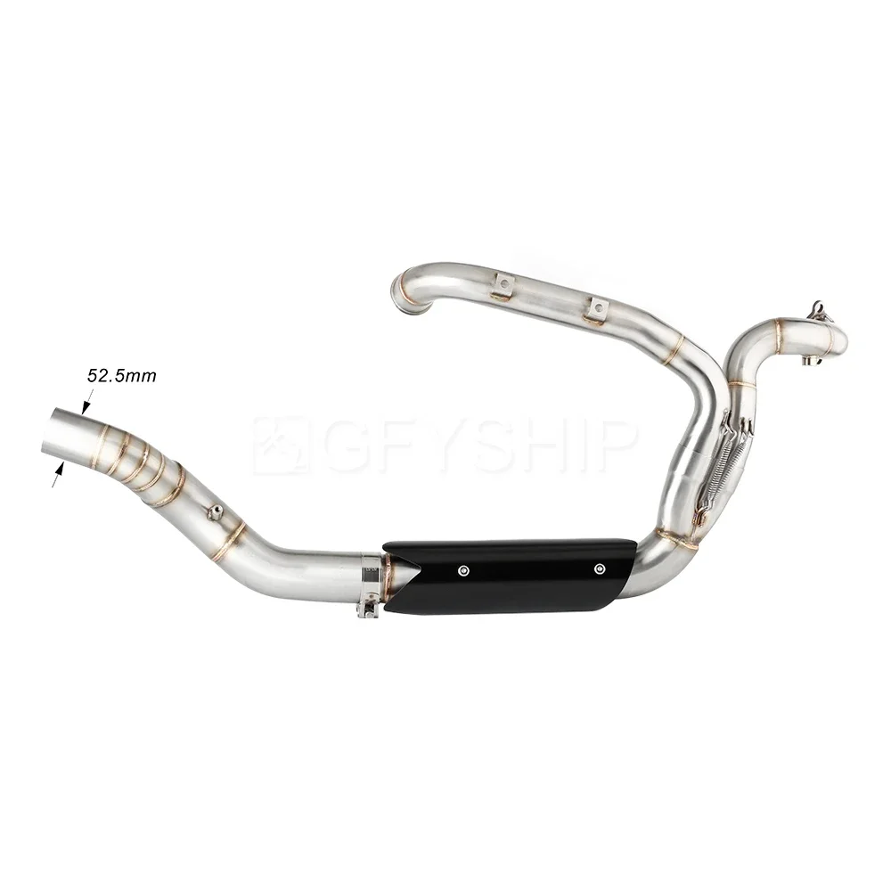 

1250 For Orinigial Silencer Escape Motorcycle Exhaust Header Link Pipe Slip-on For Harley Pan America Pan America 1250 / S