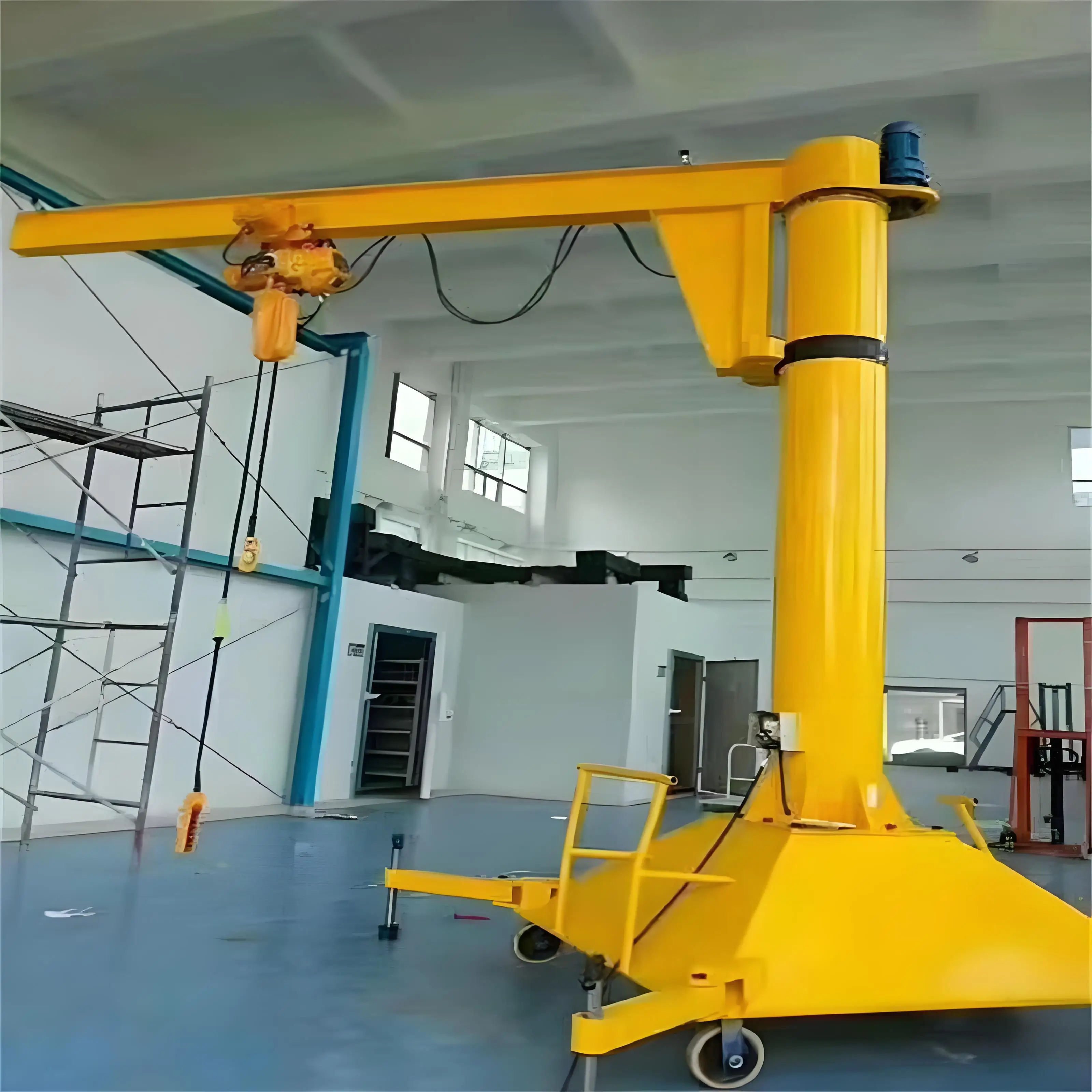 Electric Rotating 6 Ton Jib Cranes Jib Cranes With Wheels 6T
